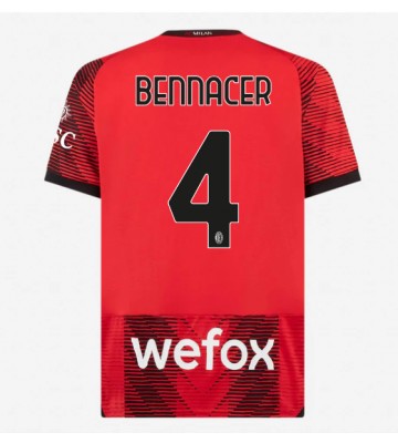 AC Milan Ismael Bennacer #4 Hjemmebanetrøje 2023-24 Kort ærmer